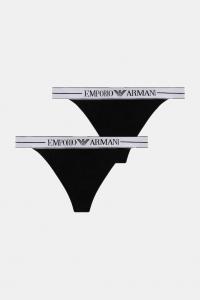 2 пары стрингов Emporio Armani Underwear, черный