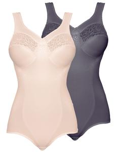Боди SUSA 2er Pack Korselett Basic, цвет Haut anthrazit
