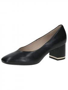 Туфли-лодочки из черной наппы Caprice