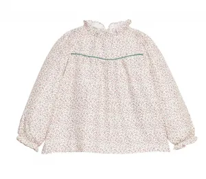 Детская блузка McCall Middleboro с цветочным принтом, серая Bisby