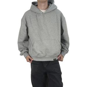 Толстовка Unisex Hooded Moderate NEVER RULE, heather серый heavyweight fleece-lined upgraded