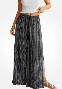 Брюки с геометрическим принтом Cupshe, Black White