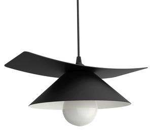 Подвесной светильник Lumicom Miller, черный - белый - металл - 34 x 10 x 34 см