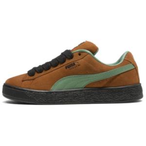 Кеды PUMA Suede XL Series Skateboard Unisex Low-Top, коричневый/зеленый