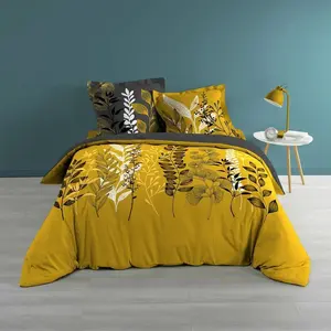Пододеяльник Yellow Botanic 240 см x 220 см Zesso