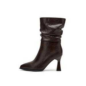 DAPHNE Коричневые женские ботильоны, цвет Brown