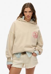 Худи Superdry & Co LO-FI OUTDOOR, Off Grey/Grey