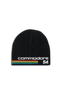 Вязаная шапка коммодор - c64 Logoshirt, черный