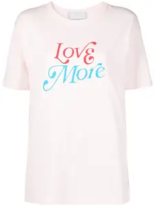 Футболка Love More Philosophy Di Lorenzo Serafini, розовый