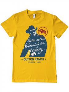 Золотая футболка yellowstone