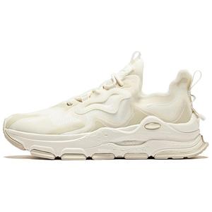 Erke Антискользящие износостойкие низкие повседневные беговые кроссовки унисекс бело-серые Microcrystal White/Wild Gray, цвет Microcrystal White/Wild Gray