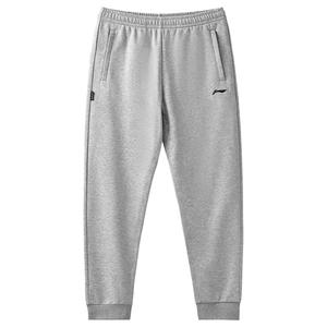 Бадминтон серия вязаные спортивные штаны мужские LINING, светло-серый