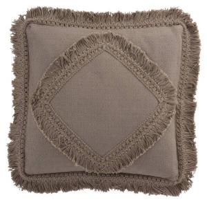 Подушка J-LINE Med. Evasion, 45x45x45 см, коричневый