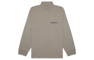 ФУТБОЛКА ПОЛО унисекс Fear of God Essentials, Серо-коричневый