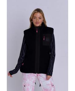 Женский жилет Method Sherpa, темно-розовый OOSC, Black