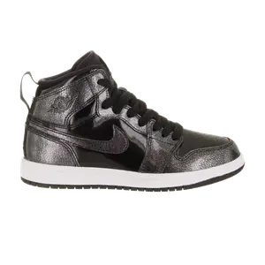 Кроссовки Air Jordan 1 Retro High BP 'Glossy Black', черный