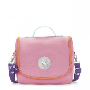 Kipling New Kichirou Металлическая сумка для обеда, розовый микс жевательной резинки поп