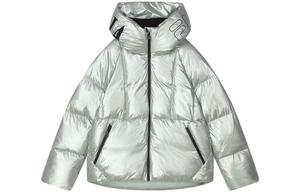 Пуховик женский легкий бамбуковый зеленый Fila