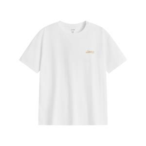 Футболка с круглым вырезом для школьников Jeep, белый