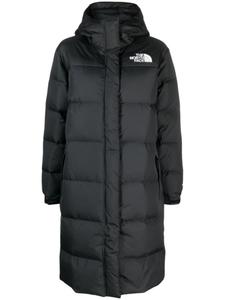 Пуховик Nuptse с капюшоном The North Face, черный