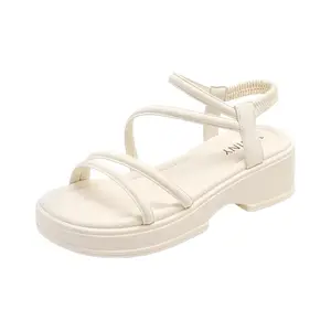 Женские сандалии с одним ремешком цвета экрю Xingdiman, Ecru