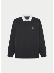 Hackett London Черная рубашка поло