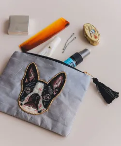 Сумка с вышивкой в виде собаки Studio Clip, цвет Sv French Bulldog 02