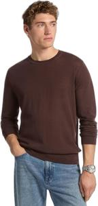 Мужская футболка Michael Kors с коротким рукавом и круглым вырезом из мериносовой шерсти, Chocolate