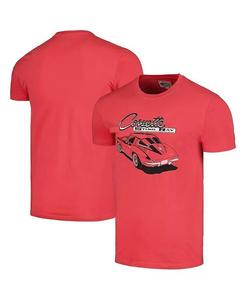 Мужская красная футболка Corvette Brass Tacks American Needle