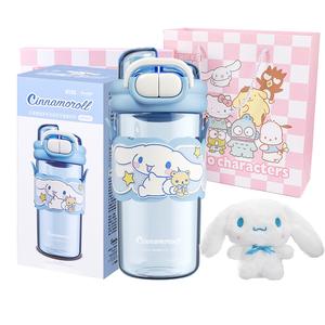 Пластиковые стаканы для воды 650ml Sanrio, Cinnamoroll Water Cup+Box+Large Doll