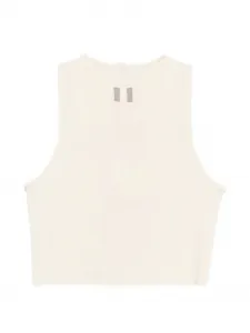 Укороченный топ Rick Owens, бежевый