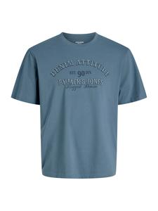 Jack & Jones Plus Футболка 'JJEDenver' в цвете дымчато-синий, темно-синий