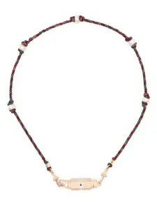 Колье Evil Eye из желтого золота с сапфирами Marie Lichtenberg, золотой