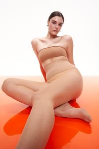 Бесшовные колготки со средней талией плотностью 18 ден Heist, белый