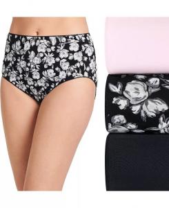 Женские 3 шт. Нижнее белье Promise No Panty Line 1772 Jockey, черный