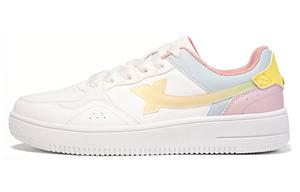 Кроссовки для скейтбординга женские, низкие, бежевые/желтые Xtep