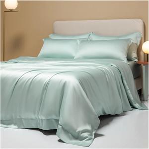 YUSIWOAL Комплект постельного белья из египетского хлопка белого цвета