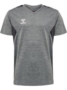 Футболка Hummel S/S Hmlauthentic Pl Jersey S/S Kids, серый меланж