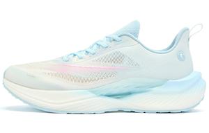 QIAODAN Кроссовки Feiying TEAM3.0 с низким верхом, амортизирующие, противоскользящие, износостойкие, женские, цвет белый, синий