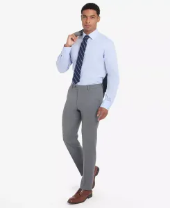 Мужские брюки к костюму сплошного жемчужно-серого цвета Tommy Hilfiger