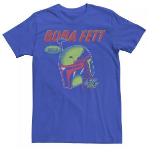 Мужская футболка Star Wars Boba Fett Rainboba Head Shot Licensed Character