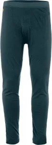 Мужские термоштаны Fjällräven Bergtagen Merino 190 - терморегулирующие, быстросохнущие, шерстяные, термобелье - для походов и треккинга, Mountain Blue