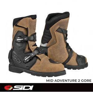 SIDI Итальянские мотоциклетные ботинки adventure all-season waterproof anti-fall для мужчин, черный хаки, короткие, размер 41
