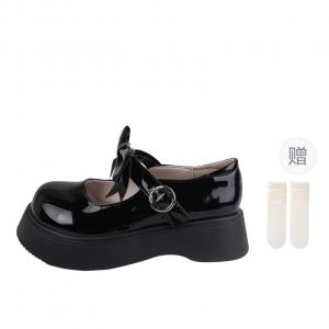 Туфли Мэри Джейн на платформе женские Fawn Miri, Black-Comes With Socks