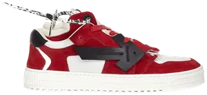 Кроссовки Off-White Off-Court 'Red Black', красный