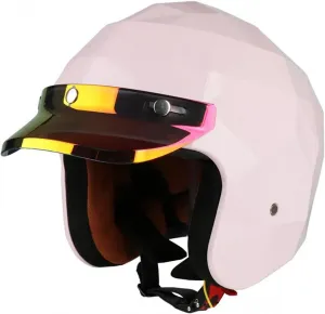 Винтажный мотоциклетный полушлем, шлем-реактивный шлем в немецком стиле, сертифицированный DOTECE, полушлем для мотоциклистов и женщин со съемным козырьком, для скутеров, круизеров и роликовых коньков. Крутой шлем HaiBing, 10