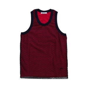 Топ Wales Bonner Record Mesh Tank Top 'Red', красный