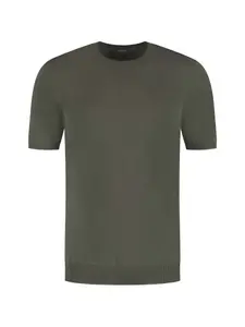 Футболка с короткими рукавами Zanone, зеленый