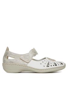 Низкие туфли 41368-80 Rieker, белый