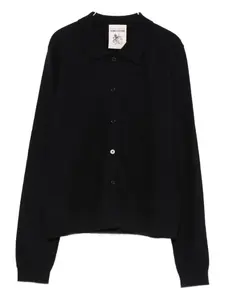 Кардиган на пуговицах с воротником Semicouture, синий